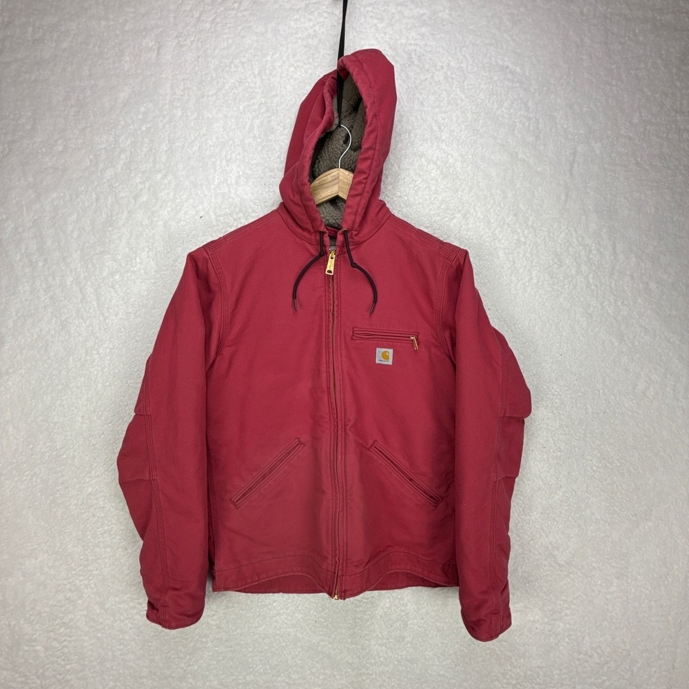Carhartt‎ Sierra Jacket Sherpa Lined Womens XS WJ141 624 Crab Apple